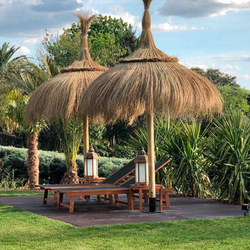 Rieten Parasol Ibiza